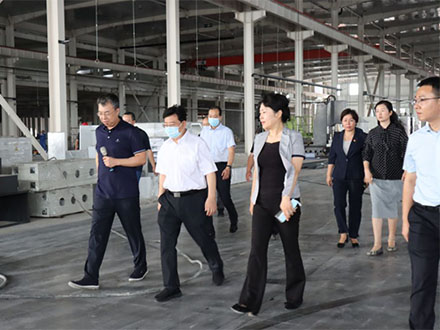 洛陽(yáng)市長(zhǎng)徐衣顯一行蒞臨鴻元軸承新廠項(xiàng)目建設(shè)現(xiàn)場(chǎng)考察